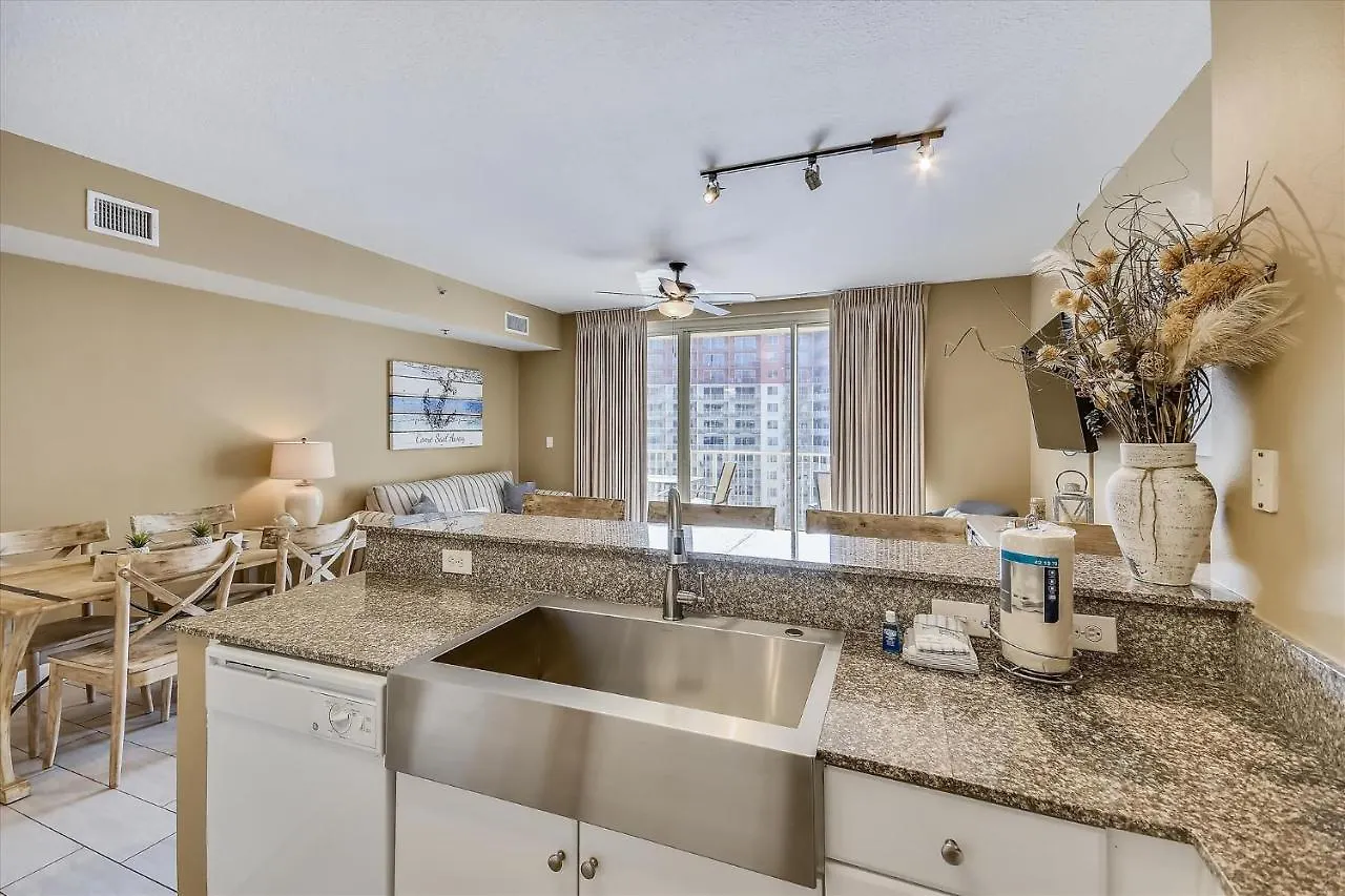 Shores Of Panama 1804 - 2 Bedroom Bunkroom Sleeps 8, Updated! Free Fun, Condo Panama City Beach Apartment