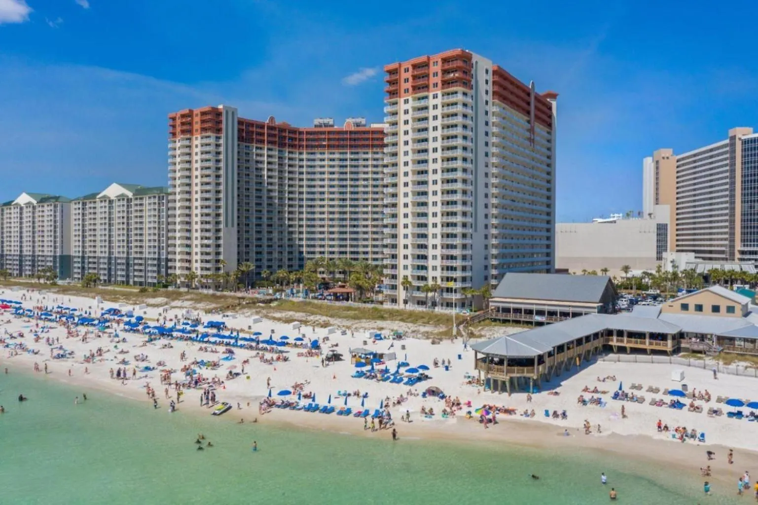 Shores Of Panama 1804 - 2 Bedroom Bunkroom Sleeps 8, Updated! Free Fun, Condo Panama City Beach Apartment
